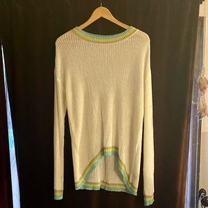 Hem & Thread Lightweight Sweater Top Size M